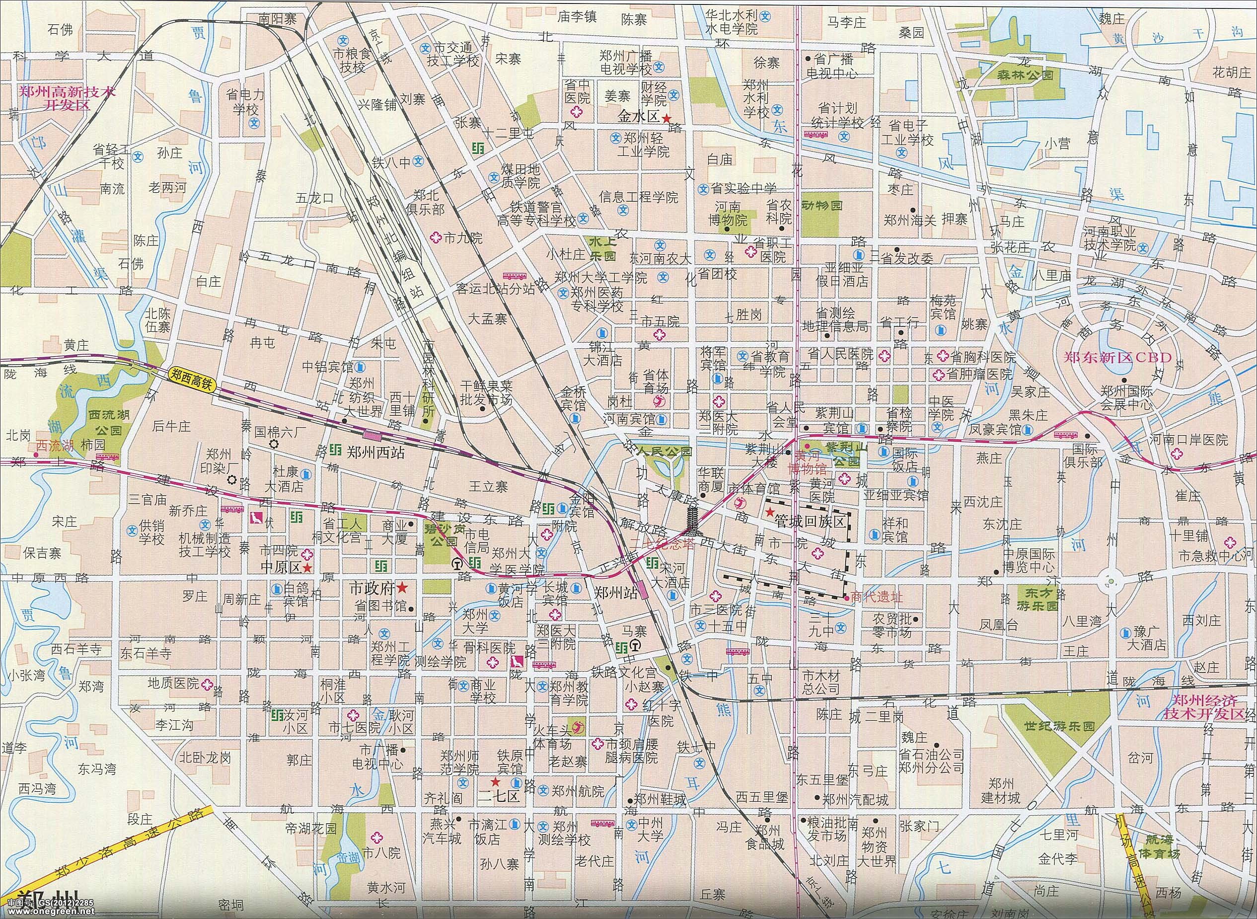 郑州最新地图，揭秘城市新面貌